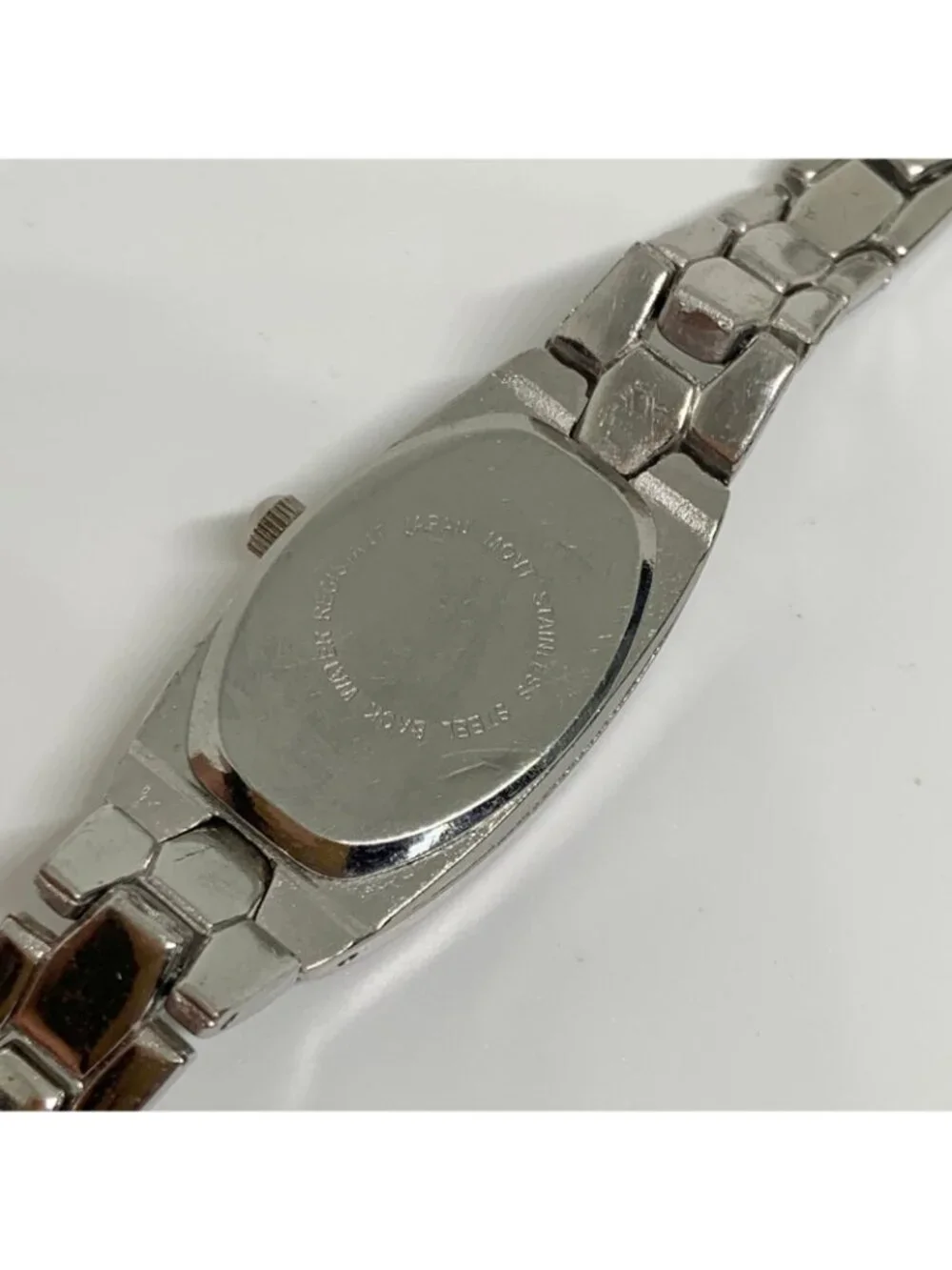 Ian Daniels women’s watch silver tone quartz 18mm black dial adjustable running